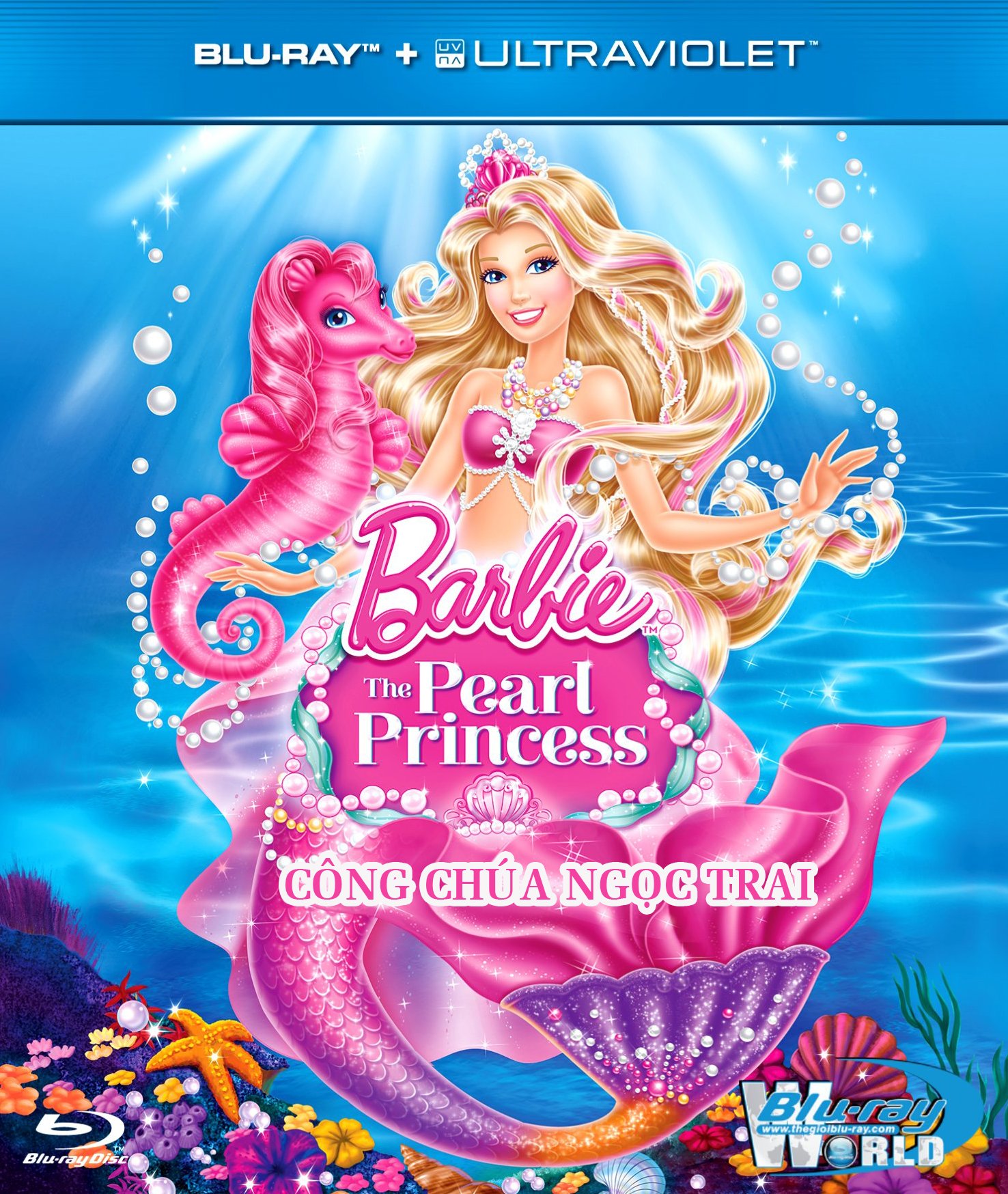 B1630. Barbie The Pearl Princess BARBIE CÔNG CHÚA NGỌC TRAI 2D 25G